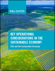 Key Operational Considerations in the Sustainable Economy