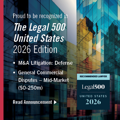 Recognized by The Legal 500 United States 2026
