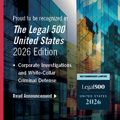 Recognized by The Legal 500 United States 2026