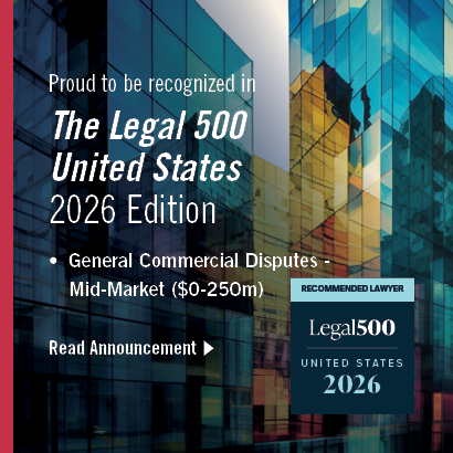 Recognized by The Legal 500 United States 2026
