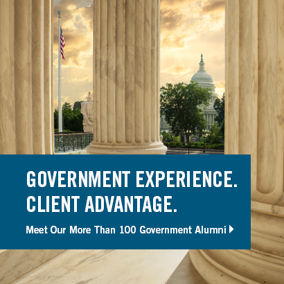Government Experience. Client Advantage. 