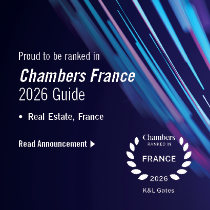 Recognized by the Chambers France 2026 Guide