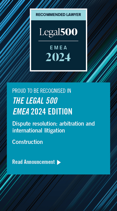 Ranked in The Legal 500 EMEA 2024