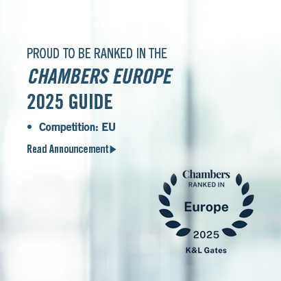 Recognised by Chambers Europe