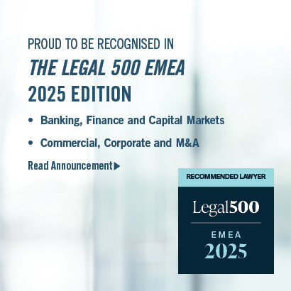 Recognised by The Legal 500 EMEA