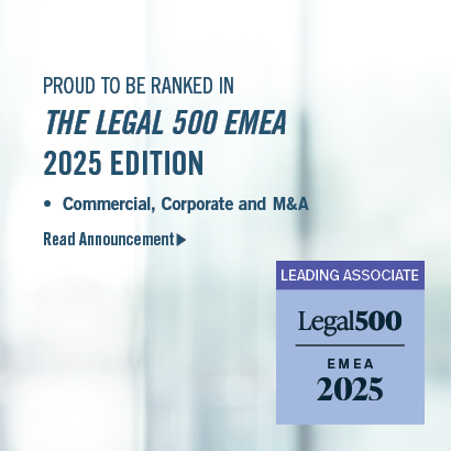 Recognised by The Legal 500 EMEA