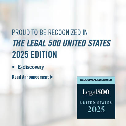 Ranked in The Legal 500 United States 2025