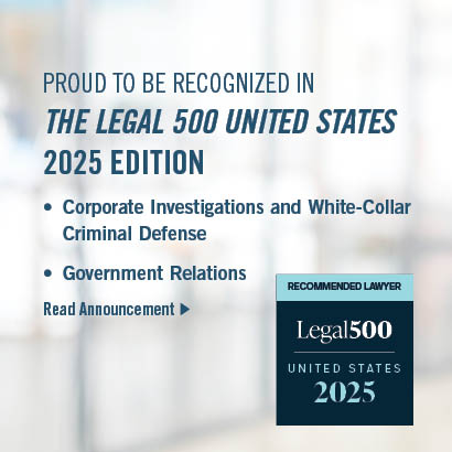 Ranked in The Legal 500 United States 2025