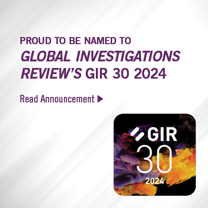 K&L Gates Named Among Top 30 Investigations Firms by Global Investigations Review