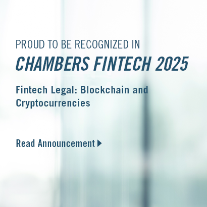 Ranked in Chambers Fintech 2025